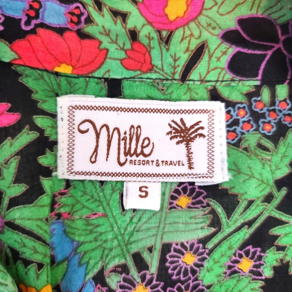 Anthropologie Mille Blair Blouse Top In Botanica Size Small - Picture 7 of 13